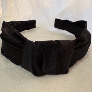 Jennifer Behr Silk Faille Knotted Headband